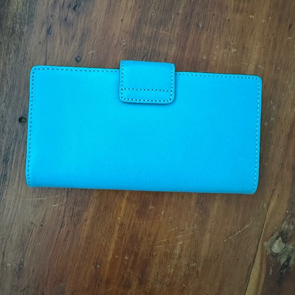 🩵 Aqua Kate Spade Wallet Checkbook +FREE GIFT! - Picture 3 of 7